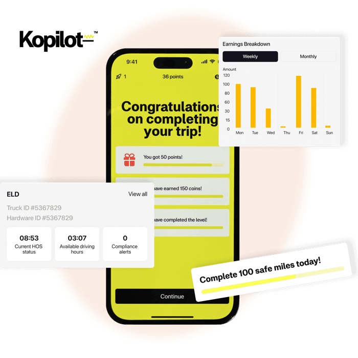 Kopilot App Interface